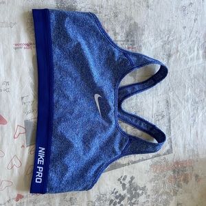 Blue Nike Pro Sports Bea